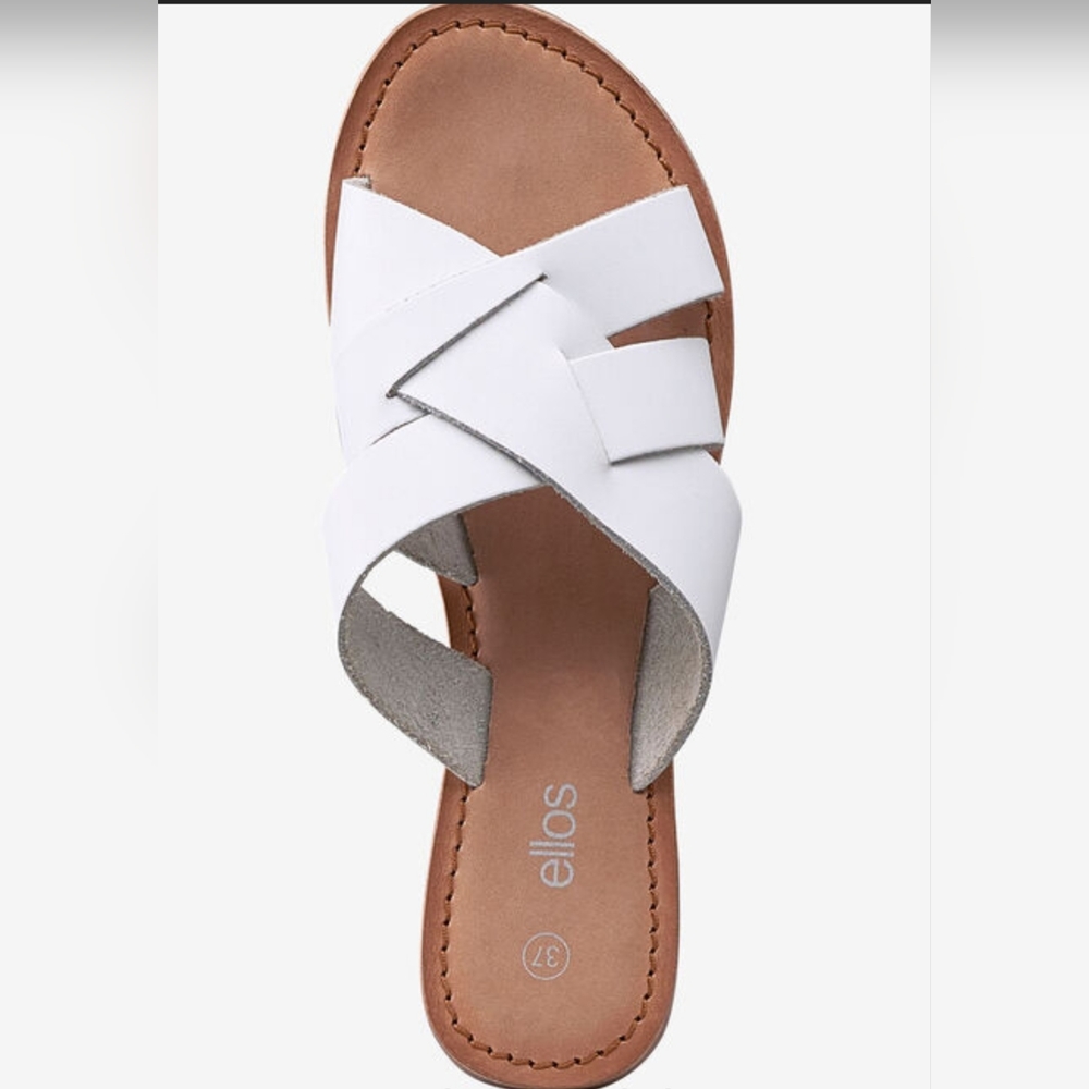 Ellos Multi Strap Leather Sandals